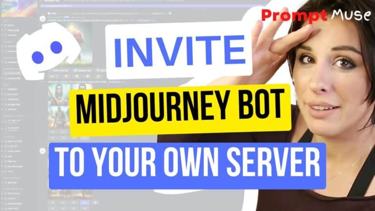 Invite Midjourney bot to your Discord server.