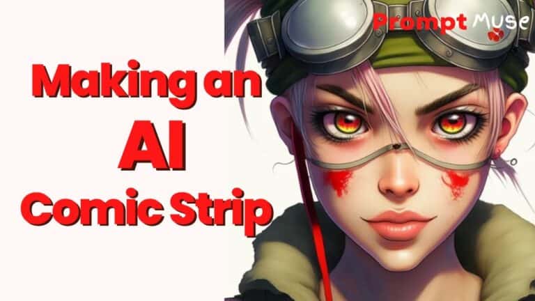 Creating a Midjourney comic strip using AI techniques.