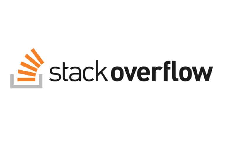 Stack Overflow logo, white background, ChatGPT code ban.