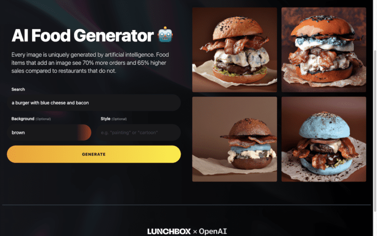 Restaurants Embrace AI to Create Irresistible Menu Photos using an AI food generator.
