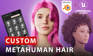 Prompt Muse | A.I News, Tech Reviews and Free Tutorials Custom metahuman. Make custom hair in blender