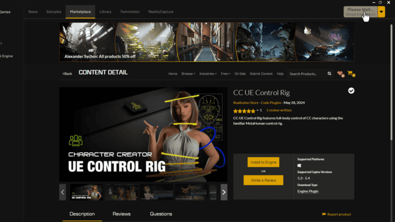 CC Rigs is avalible for free on the epics market place